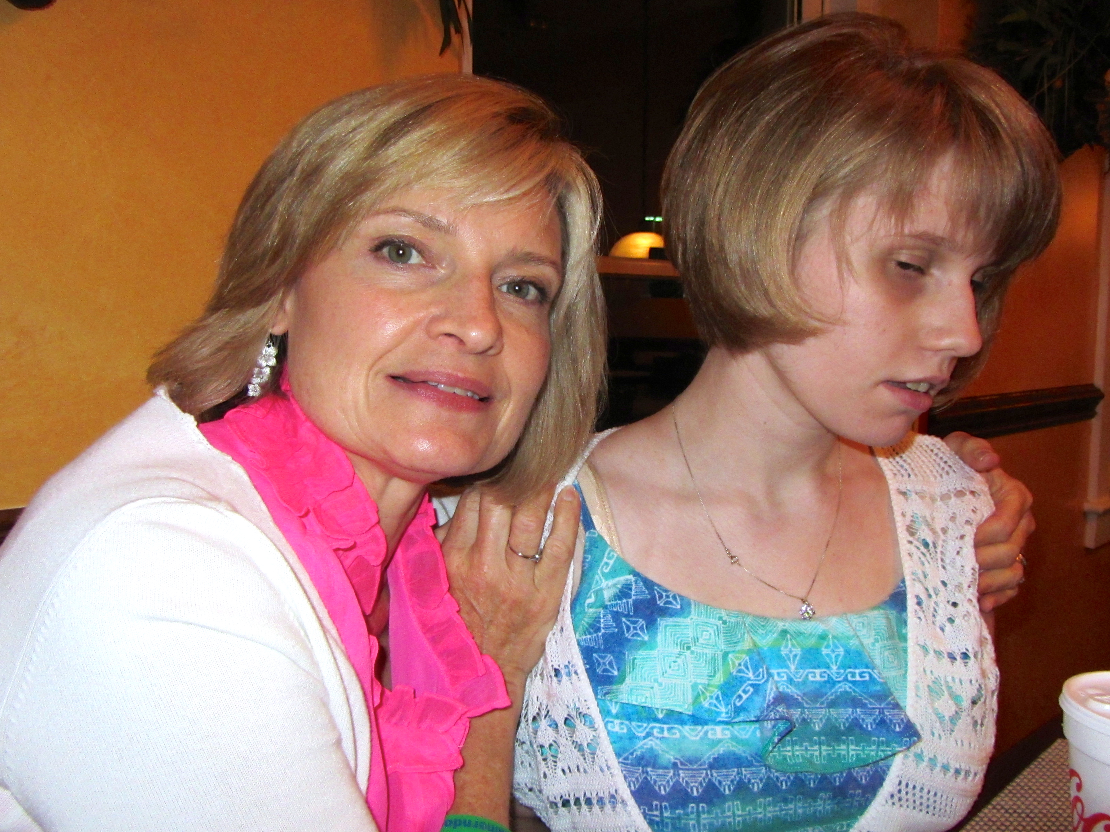 Mom and Taylor at Portofino